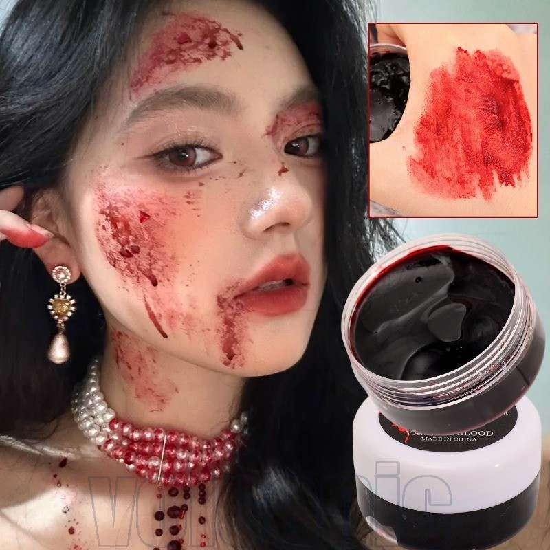 Halloween Fake Plasma - Thực tế, Nhanh khô - Kem máu giả nhân tạo - Đạo cụ phim - Gel máu giả - Cosp