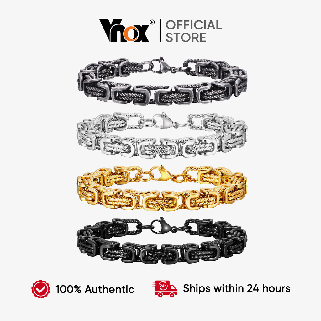 Vòng Tay Thép Không Gỉ Byron Anti-Water, Đơn Giản Thời Trang - Quà Tặng Nam