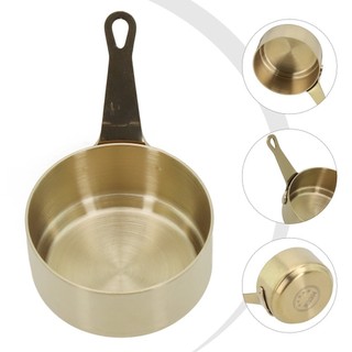 Pot Equipped With A Hanging Hole Exquisite Workmanship Stainless Steel#DELA