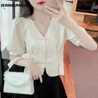Áo Sơ Mi Dài Tay Cổ Chữ v Plus Size Cho Nữ