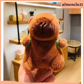 Capybara móc khóa kim loại móc khóa thú nhồi bông dễ thương túi xách treo trang trí túi nữ phụ kiện dành cho nữ