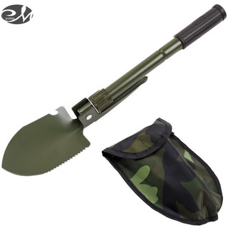 Ermo Kỹ sư ngoài trời Xẻng gấp đa chức năng 40CM, Xẻng kỹ sư xe di động, Xẻng câu cá cắm trại