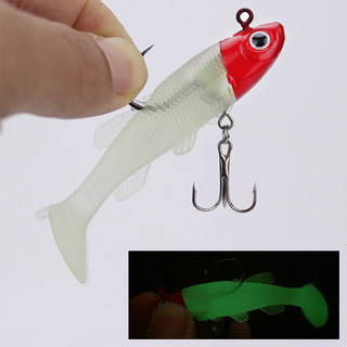 Mồi nhựa mềm 13g / 8cm mồi câu cá chìm mồi nhử mồi mồi nhử mềm mồi nhử với móc đầu jig câu cá móc vmc móc mồi ếch mềm Nhảy ếch câu cá