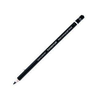 Bút chì gỗ 6b staedtler mars lumograph 100b-6b - thân đen