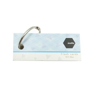 Giấy note flash cards motto 70x30mm cyfc70-bl - motto