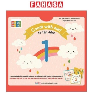 Sách count with me - tớ tập đếm - song ngữ anh việt