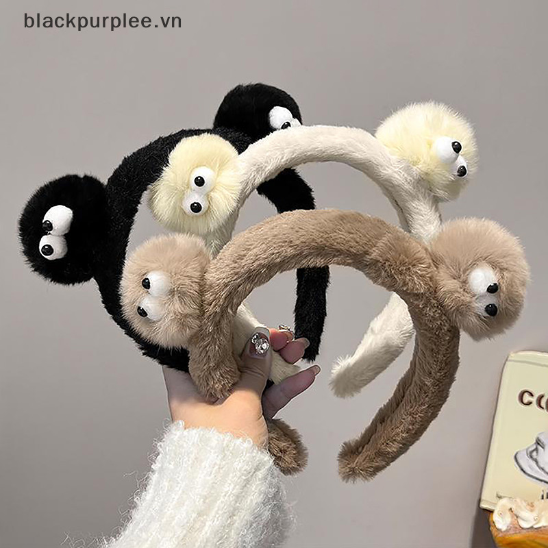 Burple Băng đô sang trọng dễ thương Hair Go Mua sắm Trang điểm hàng ngày Mặt nạ băng đô rửa mặt.