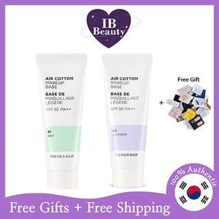 [the Face shop] Kem Nền Trang Điểm cotton Thoáng Khí 35g spf30 pa + +