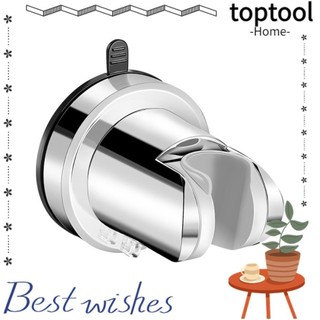 Giá đỡ đầu vòi hoa sen TOPTOOL, Giá treo tường Cài đặt vòi hoa sen không đục lỗ Đế cố định, Phụ kiện phòng tắm di động có thể di chuyển được Đế vòi hoa sen