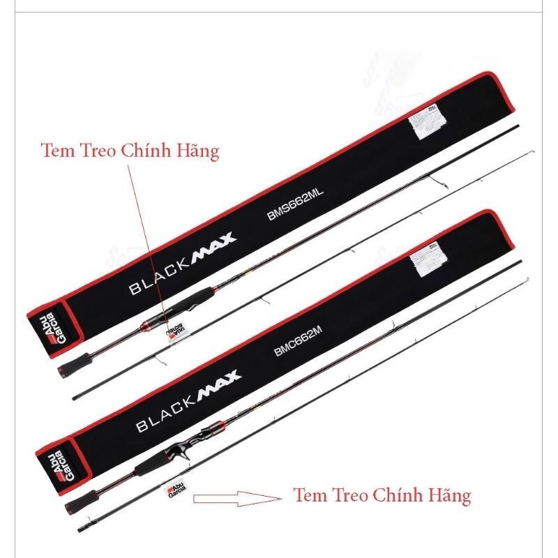 Cần Câu Lure Abu Black Max Cao Cấp Độ Cứng MH- Cần Câu Cá Chính Hãng Abu Gracia Abu Black Max 2019 d