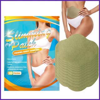 Miếng dán giảm béo thảo dược slim patch giảm cân 10 miếng dán giảm béo để đốt cháy mỡ định hình eo nuaedatvn