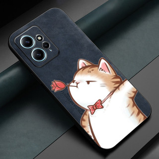 Ốp lưng da mèo dễ thương Little Fat Honor 200 Lite Vỏ mềm Honor 90 Ốp lưng