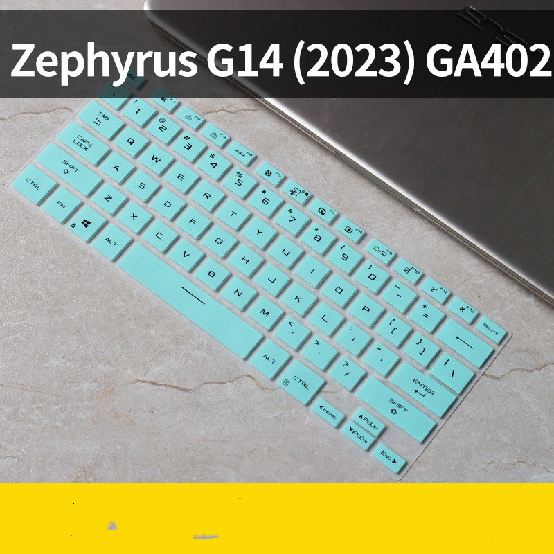 Vỏ bàn phím máy tính xách tay Silicon cho ASUS Rog Zephyrus G14 (2023) GA402 Phim bảo vệ bàn phím má