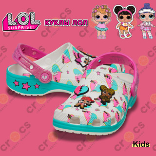 Giày clog trẻ em crocs toddler classic l.o.l surprise bff sandal đi biển giày chống trượt#209472