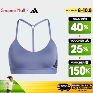 Adidas tập luyện áo bra tập luyện light support all me nữ màu tím gu7072