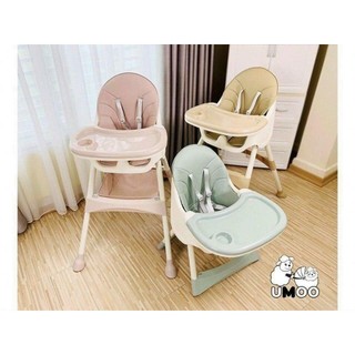 (HCM+FREESHIP) Ghế ăn dặm Umoo/ Belly phong cách Hàn Quốc - Chính hãng bảo hành 12 tháng