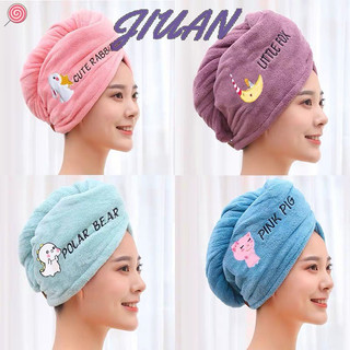 Khăn ủ tóc - Khăn quấn tóc gội đầu cao cấp, vải cotton mềm mại mũ chuyên dụng cho salon HSU