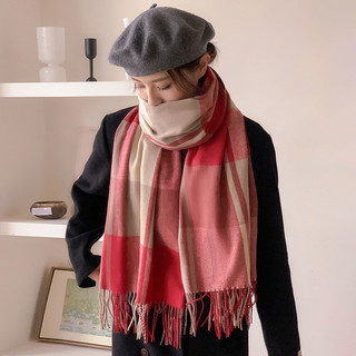 Mismemo  Cashmere Giả Phong Cách Mới Cho Khăn Cho Nữ Thu Đông Phong Cách Mỏng Phiên Bản Hàn Quốc Yếm Tất Cả Trận Đấu Kẻ Sọc Thoải Mái Chống Lạnh Ấm Áp