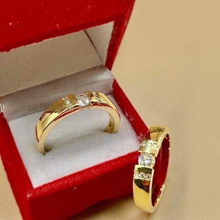 Cặp Nhẫn Tình Yêu Vĩnh Cửu Đính Đá Sang Trọng, Thanh Lịch, Bền Đẹp, Bảo Hành 06 Tháng