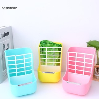 DESPITEGO Thỏ Hay Ăn Chuột Chinchilla Guinea Pig Giá Cho Thú Cưng Cho Cỏ Lồng Phụ Kiện Bát Ăn Thỏ