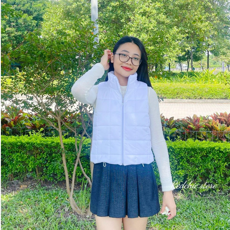 ÁO PHAO GILE CROPTOP - Phao dáng ngắn