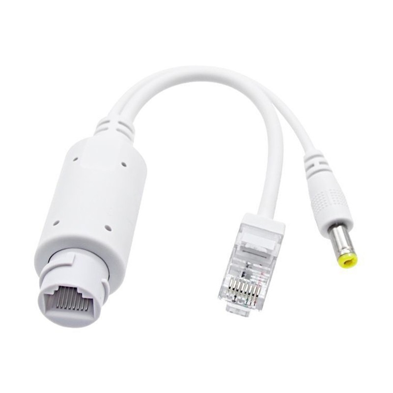 Fa Injector Đúc Bộ chia PoE chống nước Bộ chuyển đổi Bộ chuyển đổi nguồn dữ liệu 48V sang 12V cho đi