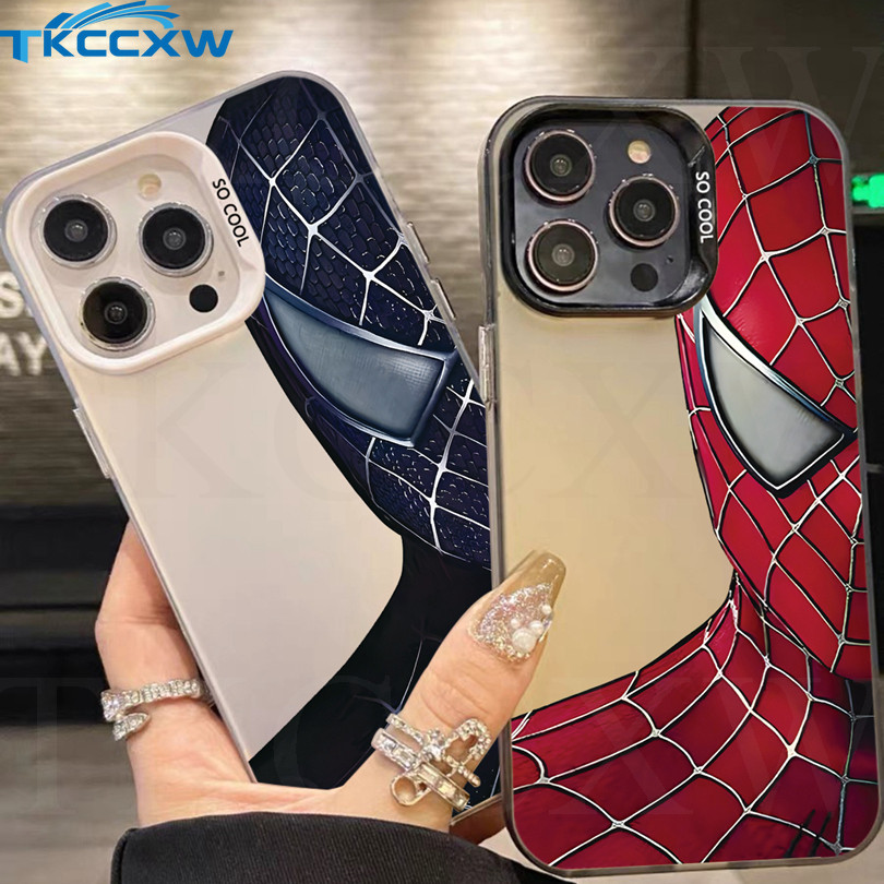 Ốp điện thoại mờ mặt nạ người nhện cho OnePlus 11 11R 12 ACE 3V 3 2 Pro 2V Nord N300 N20 SE Ốp lưng 