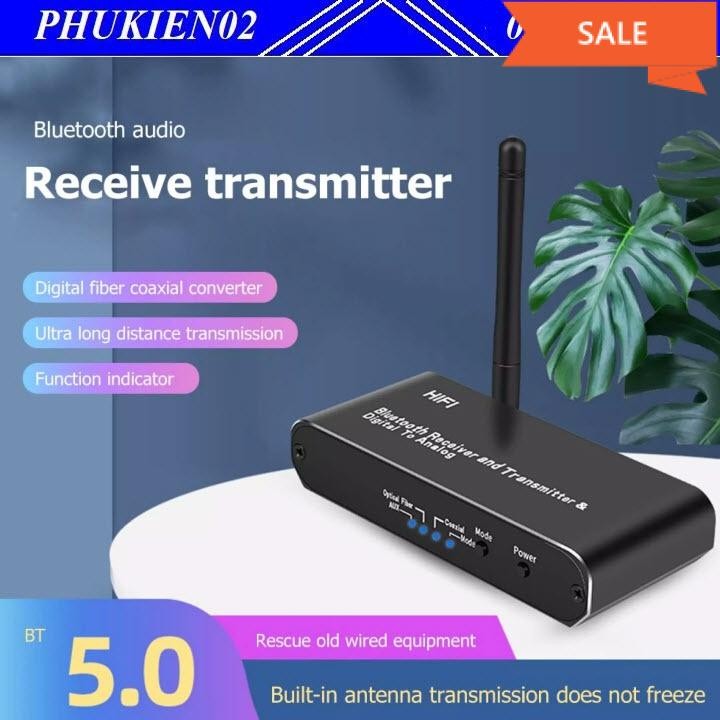Bộ Thu Phát Bluetooth 5.0 Giải Mã Bluetooth D09 (Hỗ Trợ Cổng Optical)