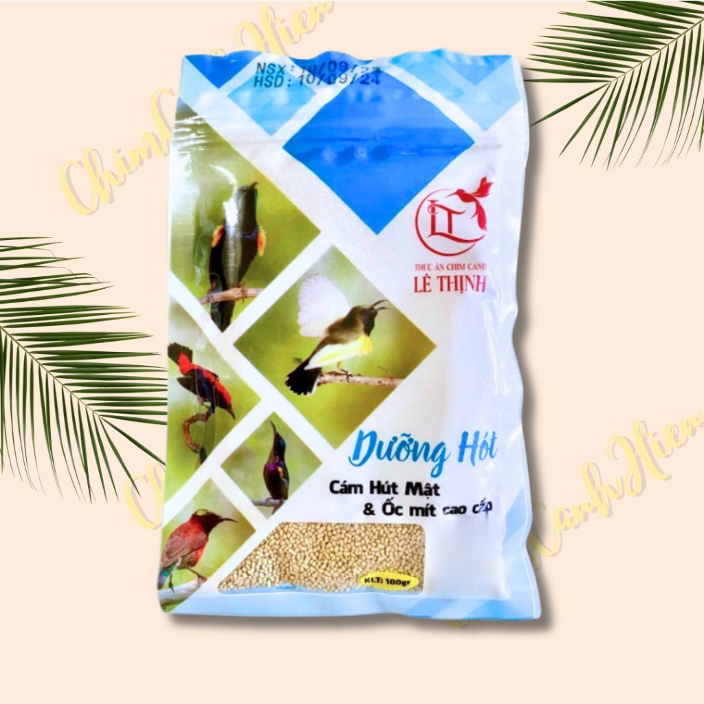 Cám Chim Hút Mật Lê Thịnh Dưỡng Hót, Vip Căng Lửa - 100gr