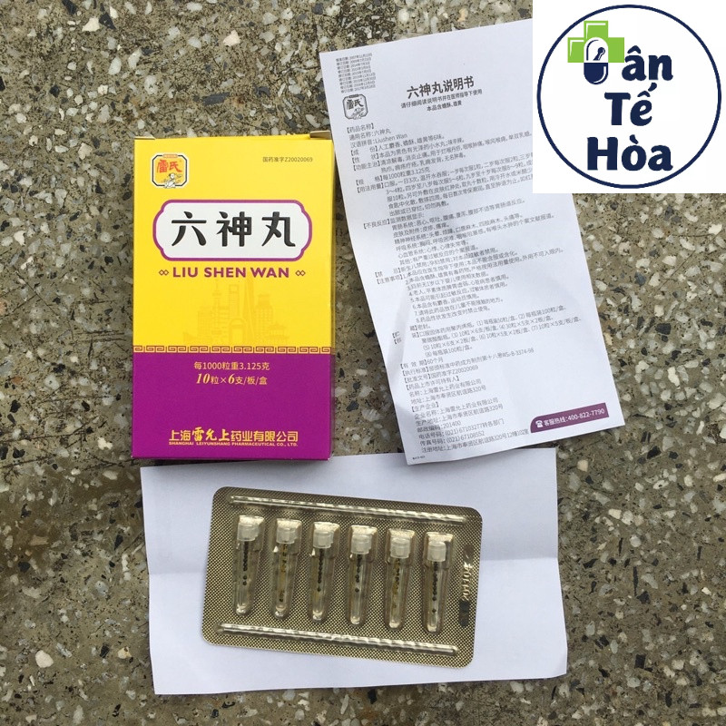 SỈ Lục Thần Hoàn - Liu Shen Wan - Hộp 6 ống x 10 viên