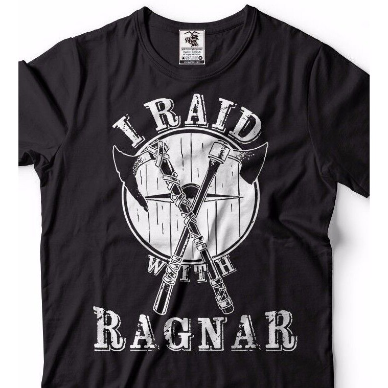 Áo thun Viking Chiến binh Viking I Raid With Ragnar Viking Áo thun