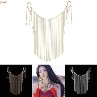 Yml1 Sang Trọng Mặt Trang Sức Cổ Tích Mặt Rèm Tua Rua Hóa Trang Nữ Mặt Dây Chuyền Cosplay Đảng Phụ Kiện Tóc