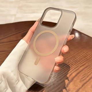 Ốp điện thoại từ tính sa mạc Titan mờ cho IPhone 16 Pro Max 11 12 13 14 15 Pro Max Plus Vỏ siêu mỏng