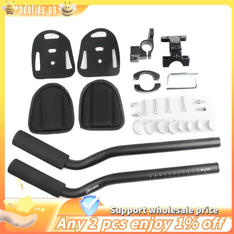 -DRCKHROS Bike Aero Bar, Thanh Aero hợp kim nhôm cho xe đạp leo núi đường trường, Kẹp tay lái TT đua