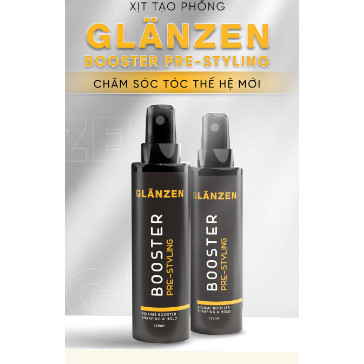 GIA ĐÌNH Xịt tạo phồng tóc Glanzen Booster Pre-Styling 30Shine , Giảm bết tóc & Bảo vệ tóc VHMART be