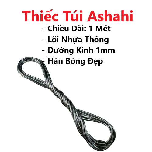 Thiếc Hàn Asahi 1m (Loại Tốt, Bóng Đẹp) - Thiếc Túi Asahi