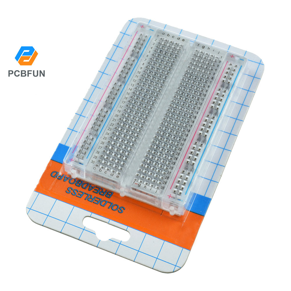 Tấm màu nhỏ trong suốt Pcbfun 400 giếng