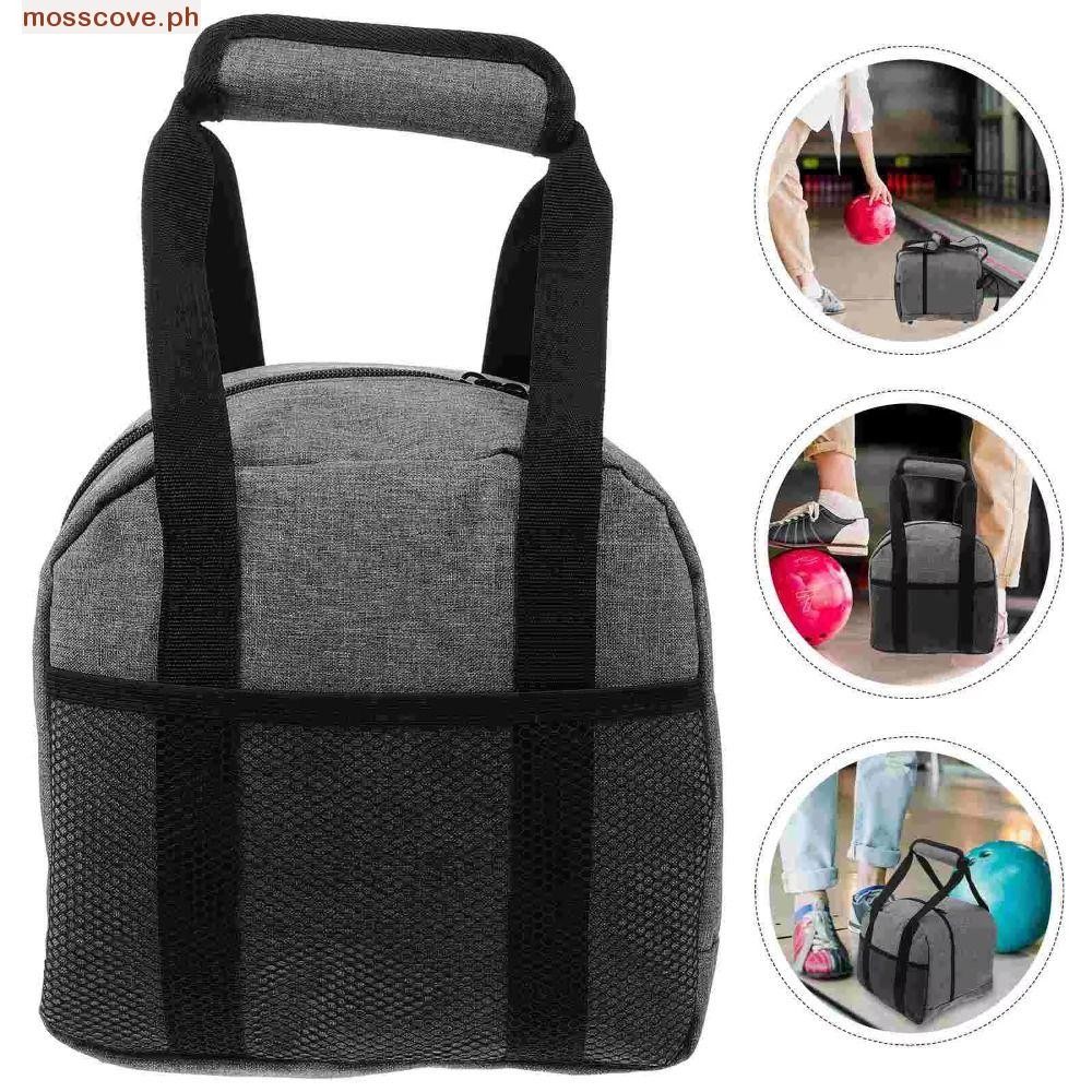 MOSCOVE​ Túi Bóng Bowling, Có Đệm Chống Sốc Túi Bowling Đơn, Giá Đỡ Bóng Bền Nhẹ Túi Bảo Quản Bowlin