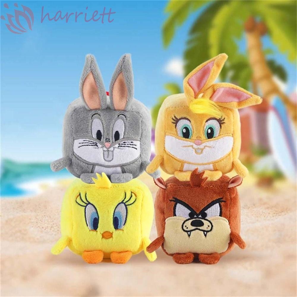 HUNIU Looney Tunes Bugs Móc khóa sang trọng, Looney Tunes Bugs Tweety Bird Lola Bunny Móc khóa, Túi 