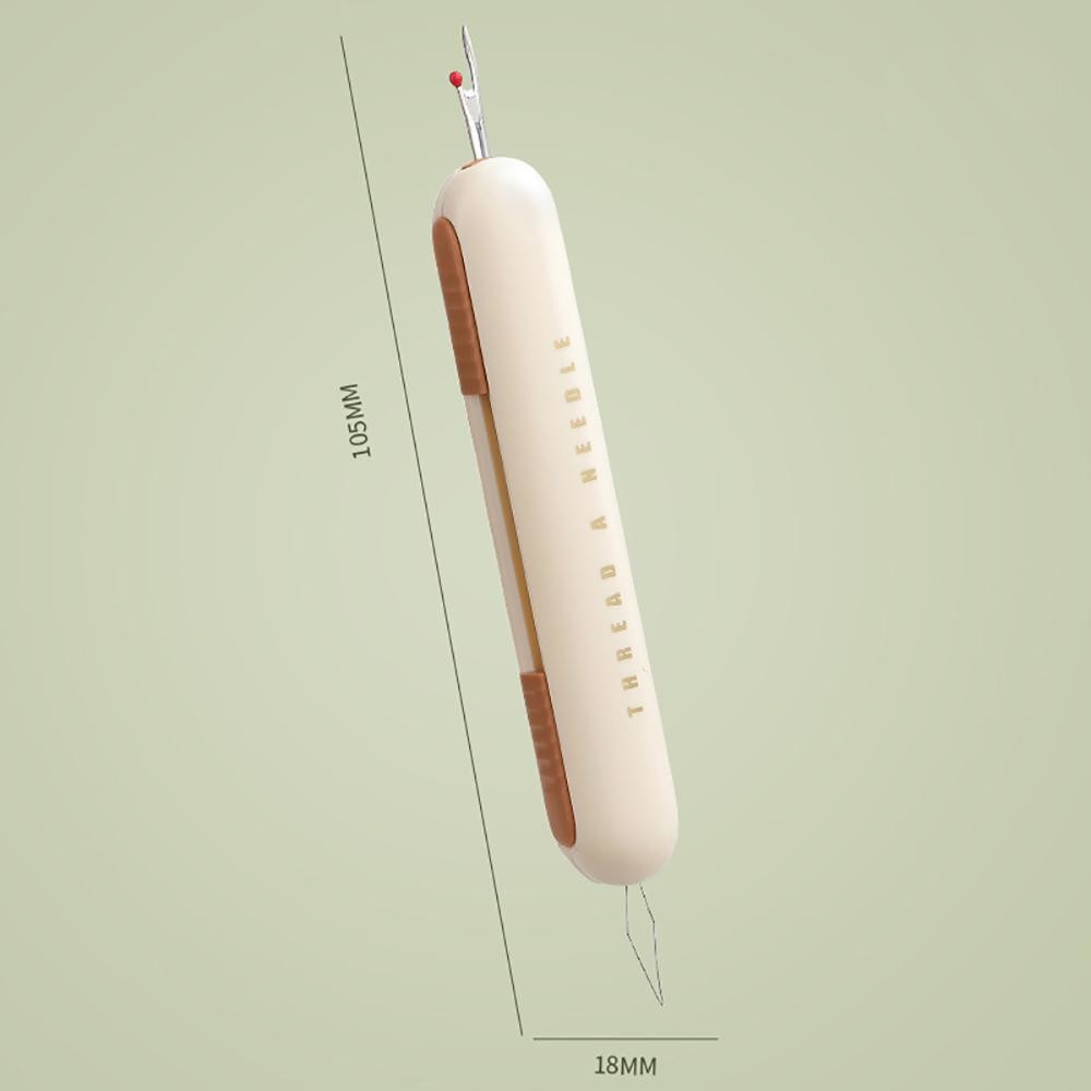 Household Multi-function Double-ended Needle Threader Thread Inserter Hand Sewing Tools Needle