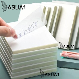  AGUA1 Miếng Dán Dán Dán Dán Dán Dán Giấy Ghi Nhớ Chống Thấm Nước Sổ Bỏ Túi Giấy Ghi Chú Đơn Giản 