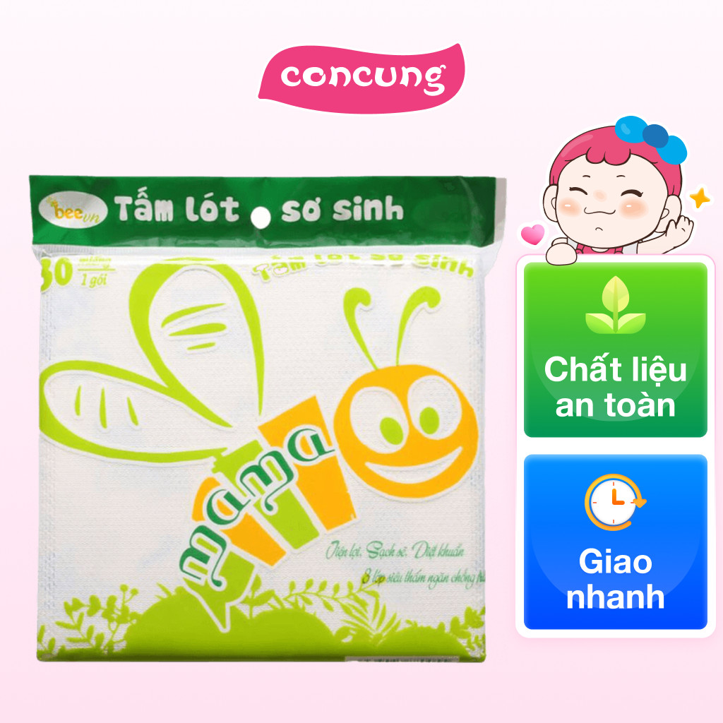 Tấm lót sơ sinh Mama