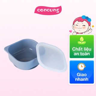  Chén ăn dặm silicone chống trượt Edison cho bé - Xanh 