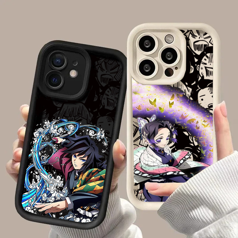 Anime Demon Slayer Tomioka Giyuu Kochou Shinobu Vỏ Cho VIVO V50 V40 Lite V29 V30 Pro Y04 V25 V23 X10