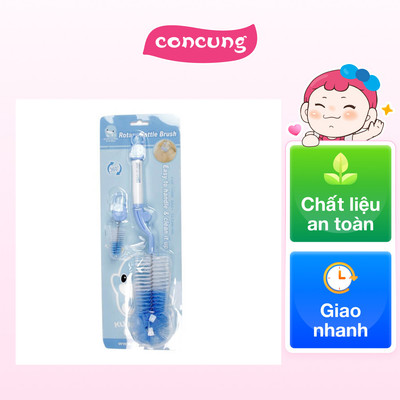 Dụng cụ vệ sinh bình sữa cho bé (cọ rửa, KU5357)