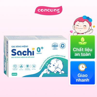 Gạc răng miệng Sachi (30 miếng/ hộp)