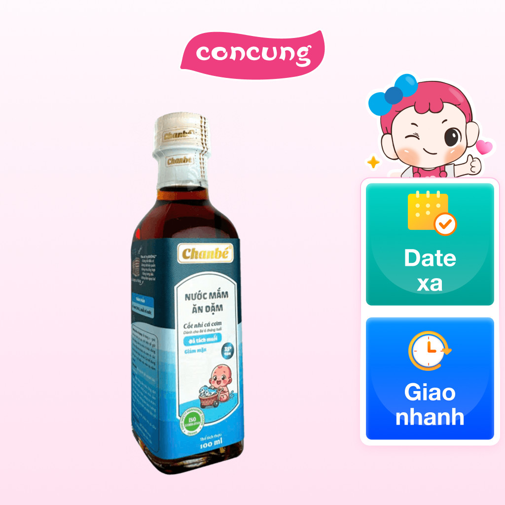 Nước Mắm Ăn Dặm Cốt Nhĩ Cá Cơm tách muối 35N