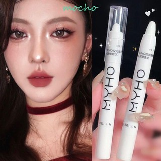 Mocho Trắng Highlighter Bút Chì Lâu Dài Ngọc Trai Matte Eye Shadow Liner Dính Bút Kẻ Mắt Gel Mắt Dụng Cụ Trang Điểm Mỹ Phẩm Nữ Long Lanh Bút Phấn Mắt