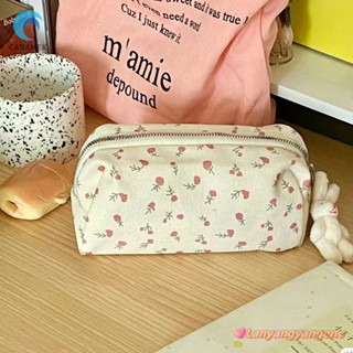 Canamek Hoạt Hình Hoa Pring Bút Túi Dành Cho Nữ Grils Dung Tích Lớn Văn Phòng Phẩm Túi Đựng Bút Chì al Văn Phòng Phẩm Tổ Chức Mới