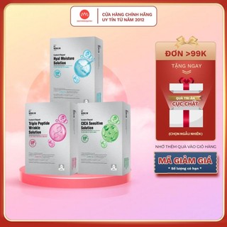  Hộp 10 miếng mặt nạ Wonjin Instant Repair mask cấp ẩm tức thì giảm lão hóa Hyal- Peptide- Cica 30ml 